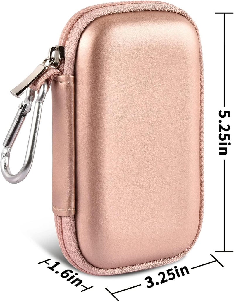 GWCASE Hard Case Compatible with SanDisk Extreme PRO 500GB 1TB 2TB 4TB Portable External SSD. Carrying Travel Holder for Crucial X8 Solid State Drive (Box Only)-Rose Gold - Image 5